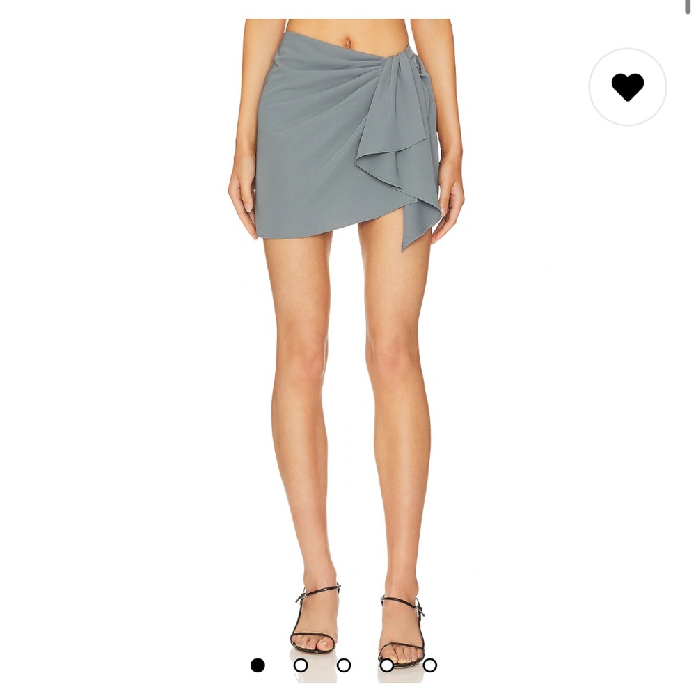 Revolve L’Academie Neptune skort in slate grey